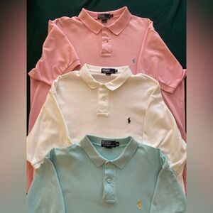 Ralph Lauren Polo Lot of 3 Men's Polo Shirts - Size XL